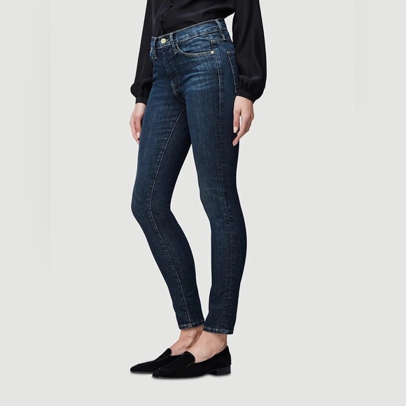 Frame • Le High Skinny Harvard Wash Dark Blue Skinny Jeans - Picture 1 of 9